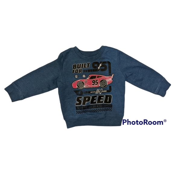 5/$25 Jumping Beans Softest Fleece Disney Pixar Cars Sweatshirt 2T - Picture 2 of 3